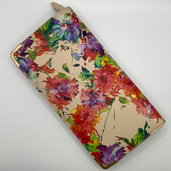 Aldo Floral Clutch Wallet - Picture 1 of 4